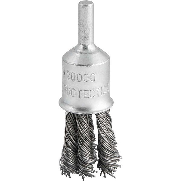 Escova de aço inox torcido tipo pincel 19mm VONDER
