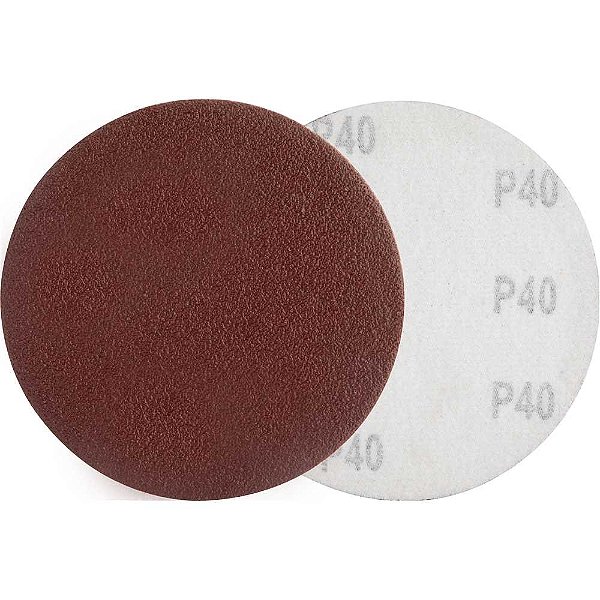 Disco de lixa costado em pluma 4.1/2" grão 40 VONDER