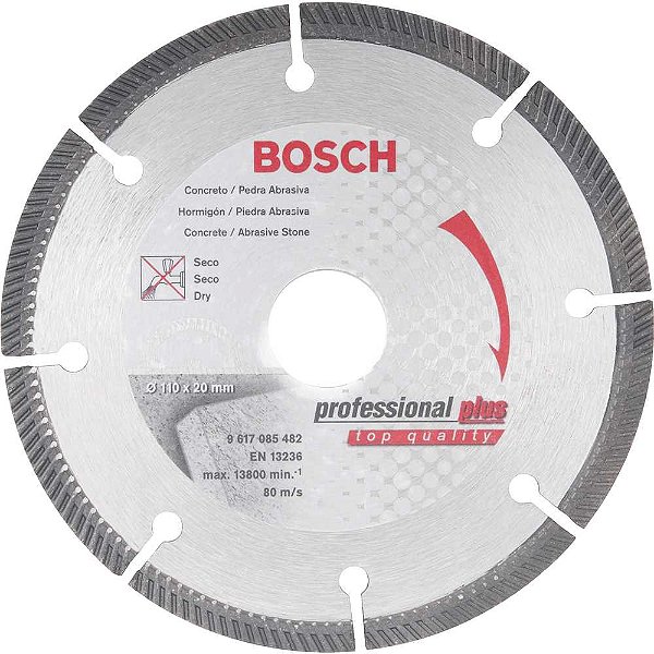 Disco de corte diamantado 110mm 9617085482 BOSCH