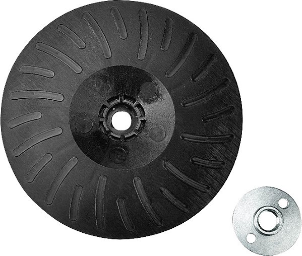 Suporte para disco de lixa 7" rígido e estriado porca de aperto com rosca M14 DABP7RRM14 DEWALT