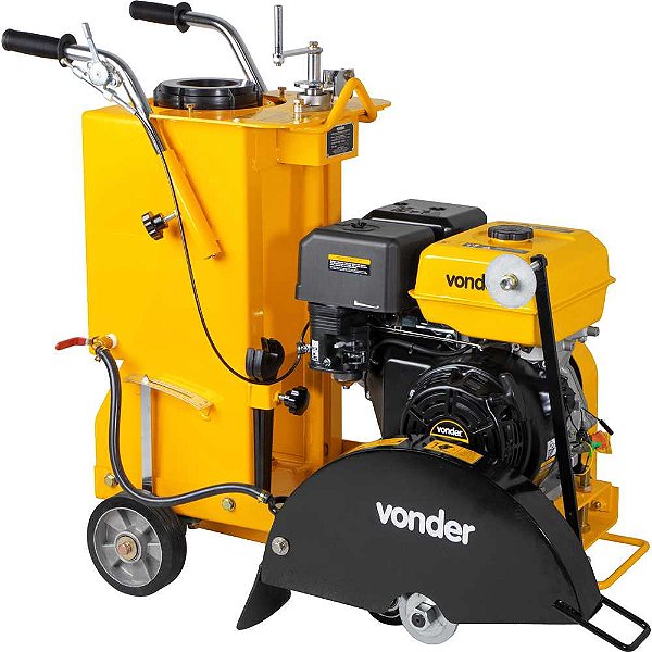 Máquina a gasolina para cortar asfalto concreto e piso 14hp 4 tempos VONDER