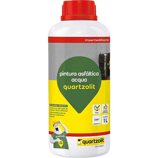 Pintura asfáltica impermeabilizante Acqua 38013.14.34.056 QUARTZOLIT