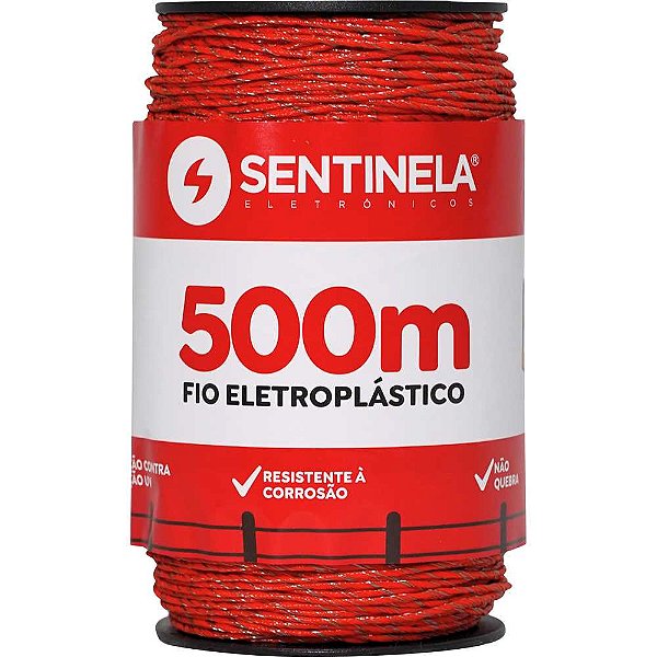 Fio eletroplástico com 500 metros 109976 SENTINELA