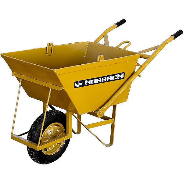 Carrinho de mão jerica com elevação 100 litros pneu com câmara HORBACH