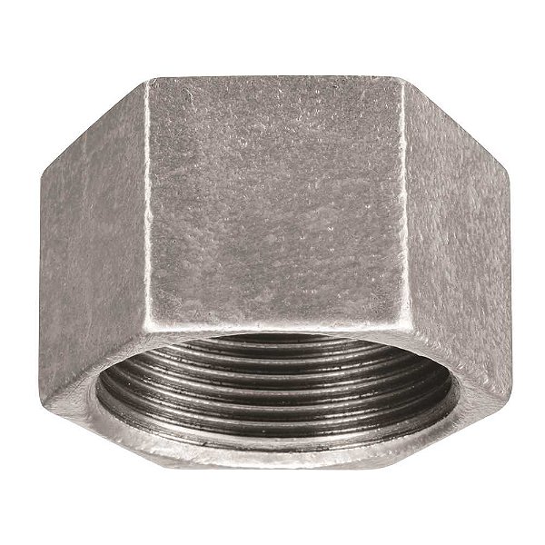 Tampão sextavado ferro galvanizado 3/4" BSP classe 150 124160733 TUPY