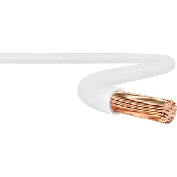 Cabo flexível 750V 1,5 mm² x 100 metros branco SIL