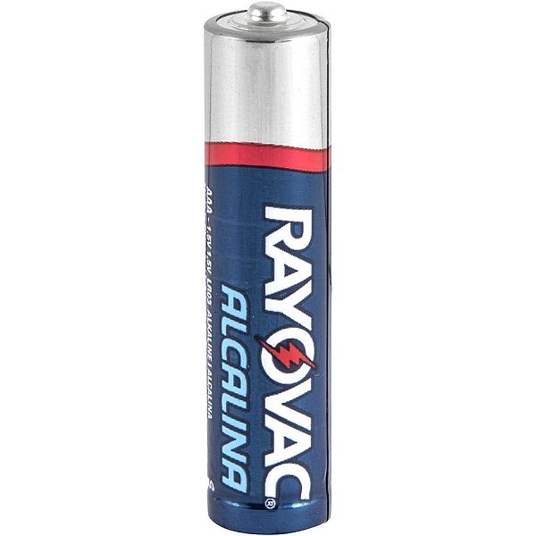 Pilha alcalina palito (AAA) cartela com 4 peças 20955 RAYOVAC