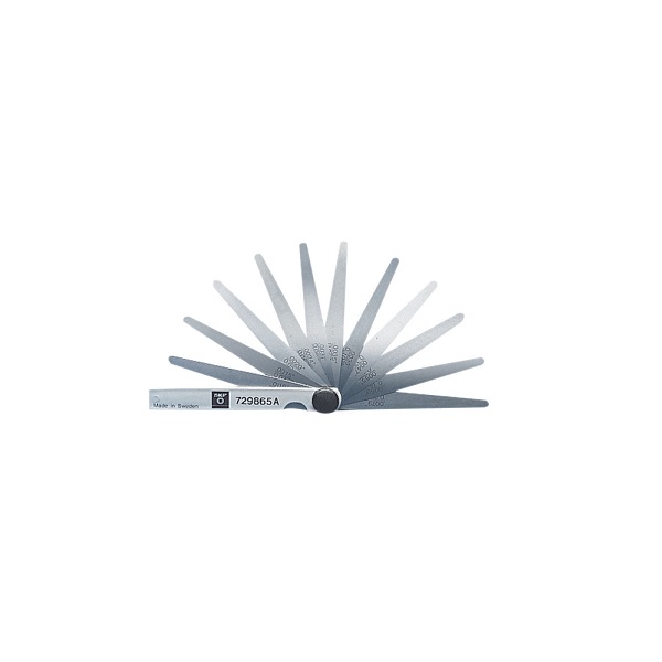 Cálibre de folga com 13 lâminas 0,03mm a 0,30mm 729865 A SKF