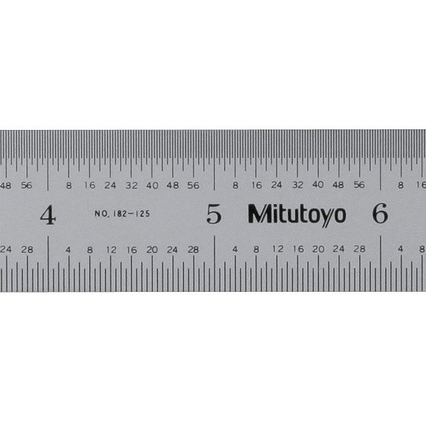 Escala de aço inox 300mm rígida 182.125 MITUTOYO