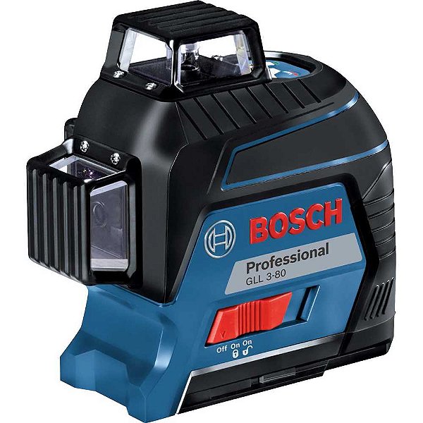 Nível a laser 30 metros 3 linhas GLL3-80 BOSCH