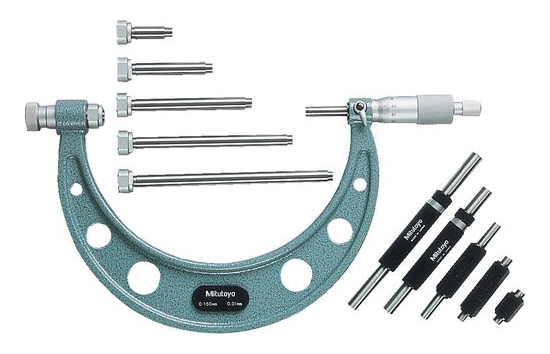 Micrômetro externo 0 - 150,0mm graduação 0,01mm 104-135A MITUTOYO