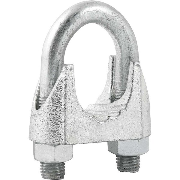 Clips para cabo de aço 1.1/4" - 31,80mm pacote com 1 peça VONDER
