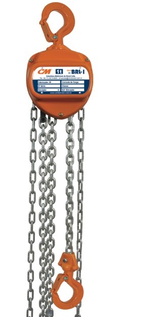 Talha manual 3,0 toneladas (3,0 tf) elevação 3,0m CM