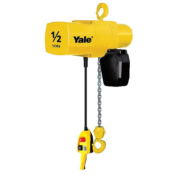 Talha elétrica de corrente YJL 0,5 tonelada 10 metros 220V com armazenador B85004229-220 YALE