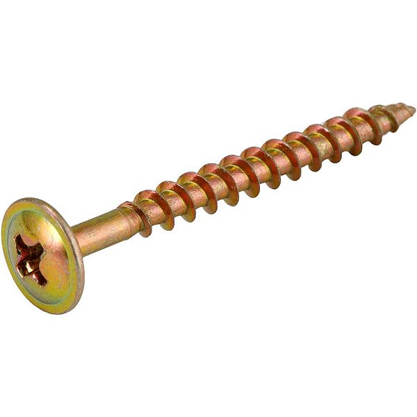 Parafuso madeira chipboard cabeça flangeada fenda cruzada/phillips 3,5mm x 35mm caixa com 500 peças VONDER