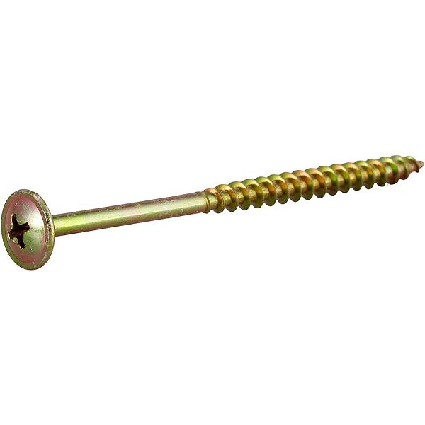 Parafuso madeira chipboard cabeça flangeada fenda cruzada/phillips 5,0mm x 80mm caixa com 200 peças VONDER
