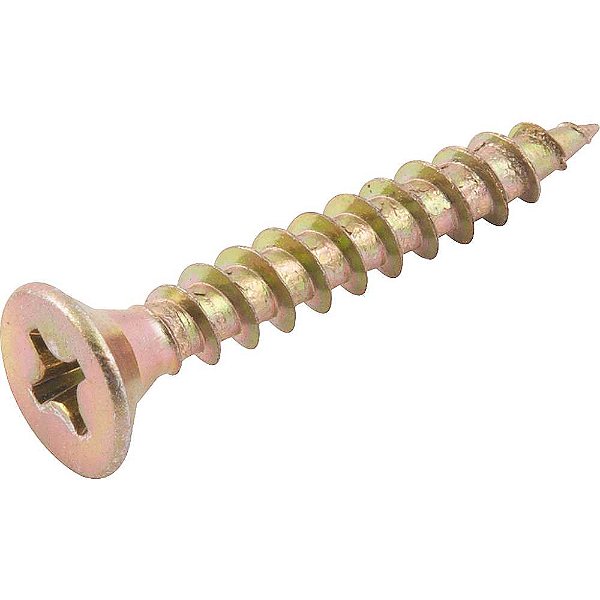 Parafuso madeira chipboard cabeça chata fenda cruzada/phillips 6,0mm x 40,0mm caixa com 500 peças VONDER