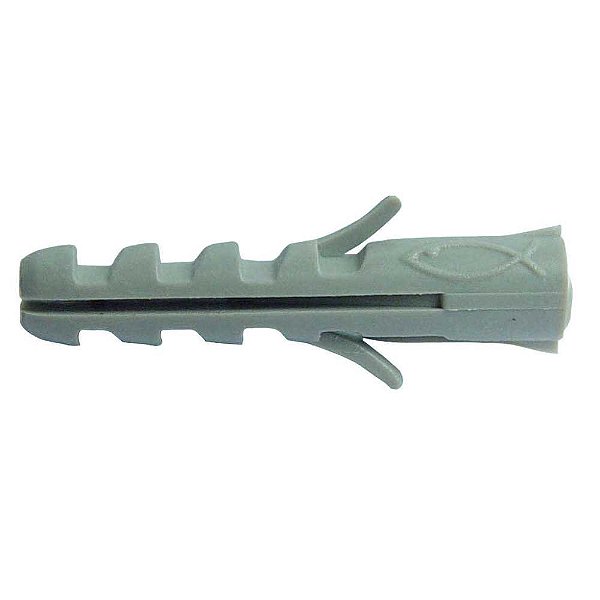 Bucha de nylon para fixação 8mm S 8 caixa com 100 peças FISCHER