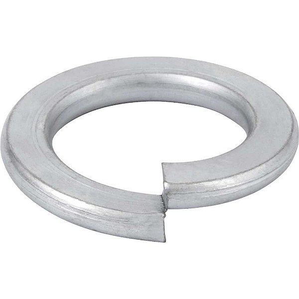 Arruela de pressão 1/4" zincada leve LG STEEL