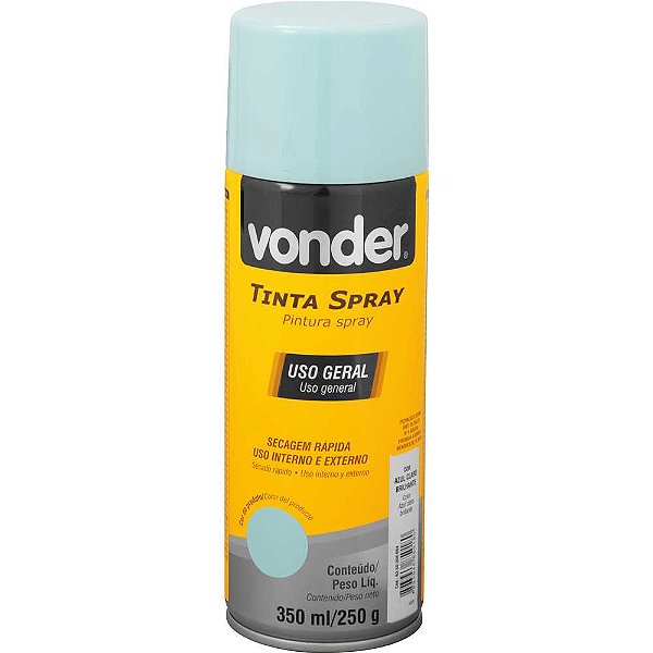Tinta em spray azul claro 350 ml/250g VONDER