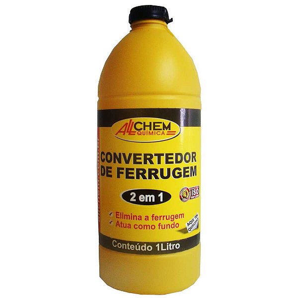 Convertedor de ferrugem 1 litro Ironall 600 50 ALLCHEM