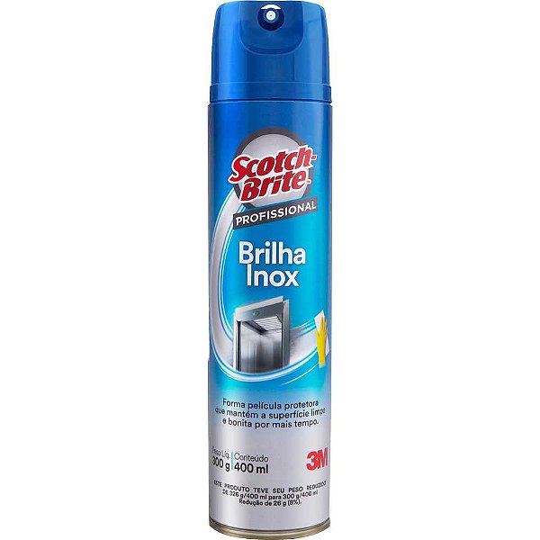 Brilha inox spray 400 g/500ml HB004511075 3M
