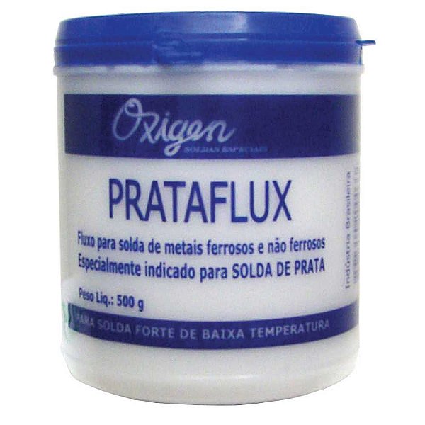 Fluxo para solda prata 500g Prataflux OXIGEN