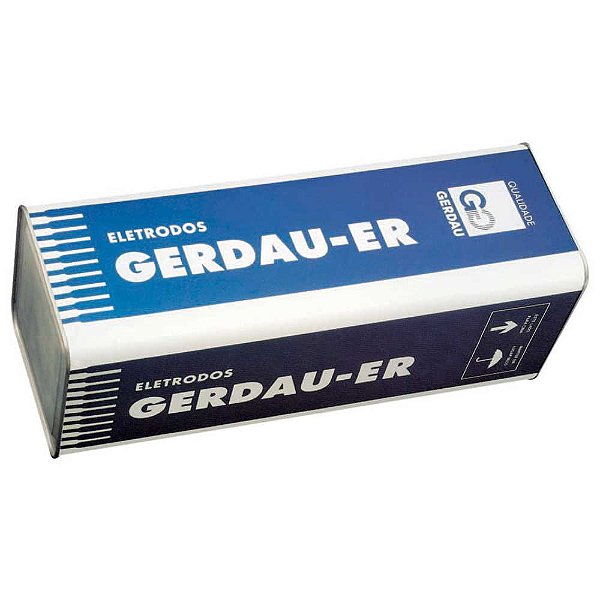 Eletrodo revestido para aço carbono 5kg E6013 com 3,25mm GERDAU