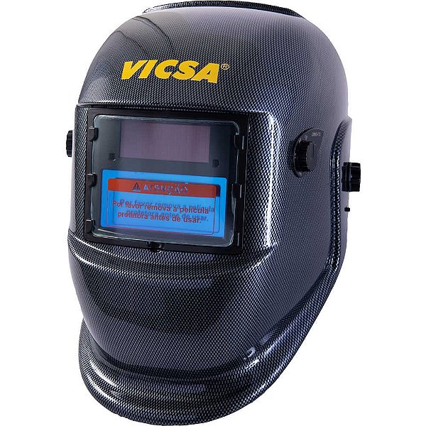 Máscara para solda com escurecimento automático tonalidade 9 a 13 OPTECH VIC 34623 VICSA
