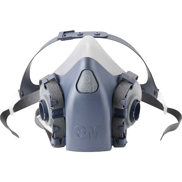 Respirador semifacial pequeno 7501 3M - 10 unidades
