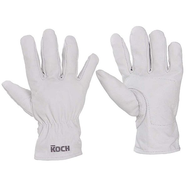 Luva de vaqueta petroleira 9cm com reforço KOCH