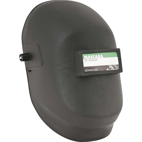 Máscara para solda com catraca e visor fixo CARBOGRAFITE