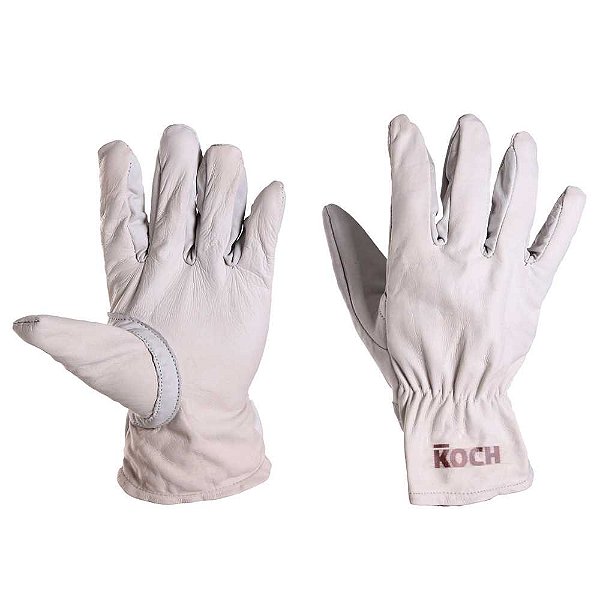 Luva de vaqueta instrumentista 8cm com reforço KOCH