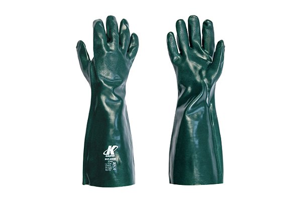 Luva pvc c/ forro palma aspera 9.1/2 x 45cm kalipso