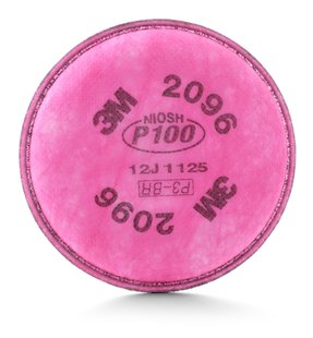 Filtro 2096 para respiradores série 6000/6800/7500 para gases ácidos baixas concentrações fumos metálicos HB004237697 3M