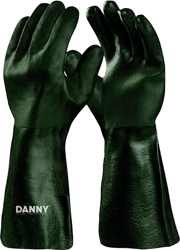 Luva Petroniti de PVC Tamanho G verde DA-12214D DANNY