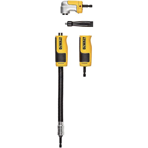 Adaptador angular para parafusadeira 4 em 1 (compacto/flex/90°) DWAMRASET DEWALT