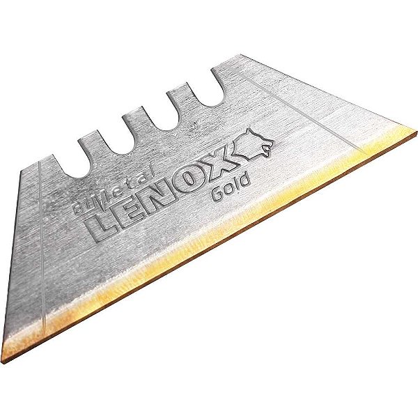 Lâmina trapezoidal para estilete com revestimento de nitreto de titânio 5 peças 20350GOLD5C LENOX