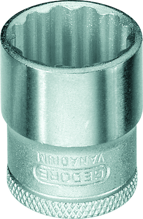 Soquete estriado com encaixe de 3/8" 11mm Unit Drive D30 GEDORE
