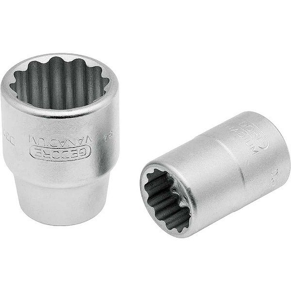 Soquete estriado com encaixe de 3/4" 3/4" GEDORE