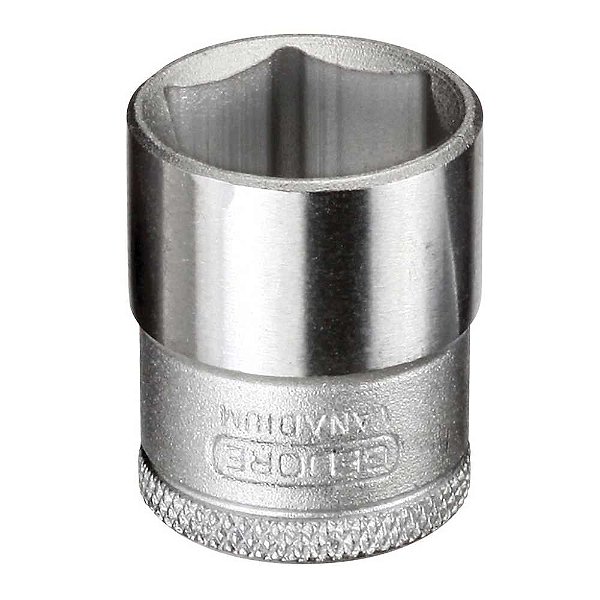 Soquete sextavado com encaixe de 3/8" x 1/2" em aço cromo vanádio GEDORE