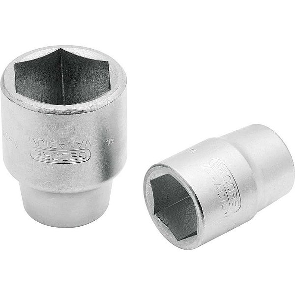 Soquete sextavado com encaixe de 3/4" x 15/16" em aço cromo vanádio GEDORE