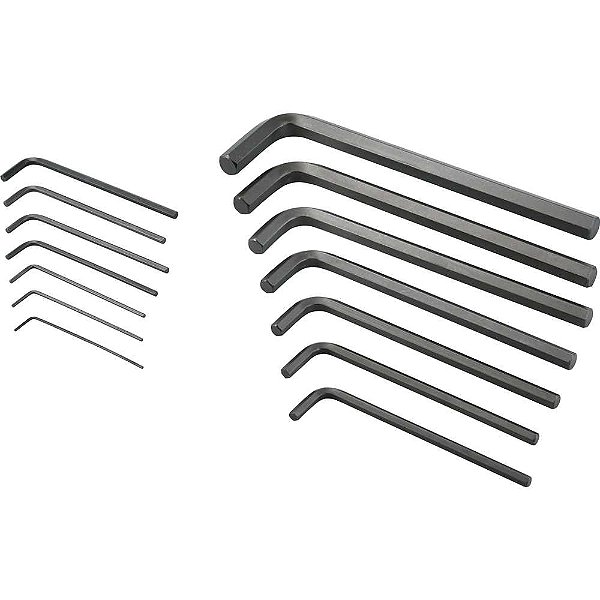 Jogo de chaves hexagonais (allen) longas 1,5mm a 14mm com 14 peças 42L-14M GEDORE