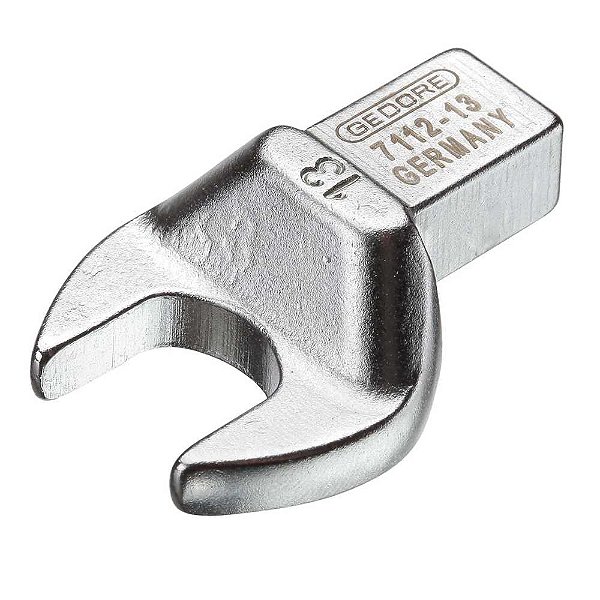 Chave fixa intercambiável para torquímetro 17mm encaixe 9mm x 12mm 048.131 GEDORE