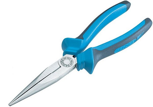 Alicate bico meia cana reto 5.1/2" tipo telefone com isolação até 1.000V 140-JC 029.884 GEDORE