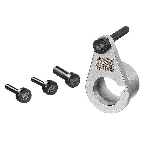 Conjunto de pinos e polia de referência para posicionar pistões 161002 RAVEN