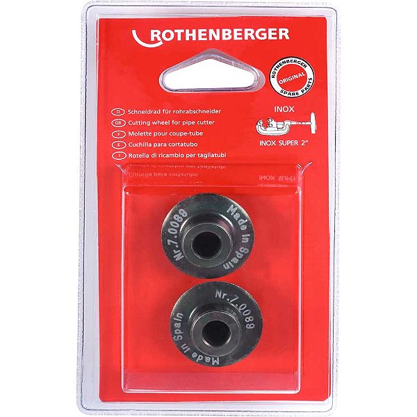 Rodel para cortador com 2 peças 70089D ROTHENBERGER