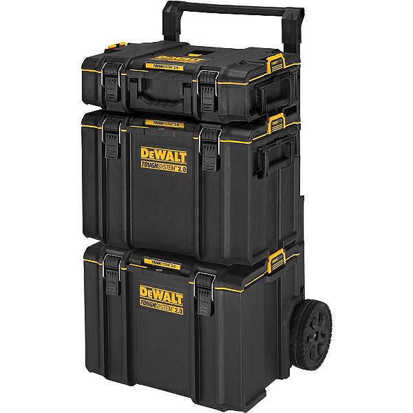 Conjunto de caixas plásticas para ferramentas 3 peças ToughSystem 2.0 DWST60436 DEWALT