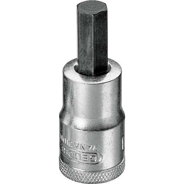 Soquete hexagonal 1/4" encaixe 1/2" IN19 GEDORE