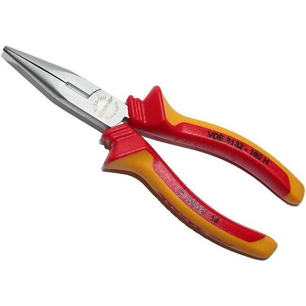 Alicate telefone bico meia cana reto 6.1/2" 8132 160H VDE H GEDORE